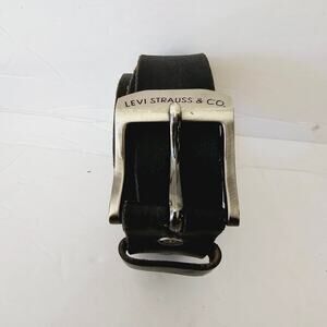 Levi's Black Leather Belt 42" Big and Tall